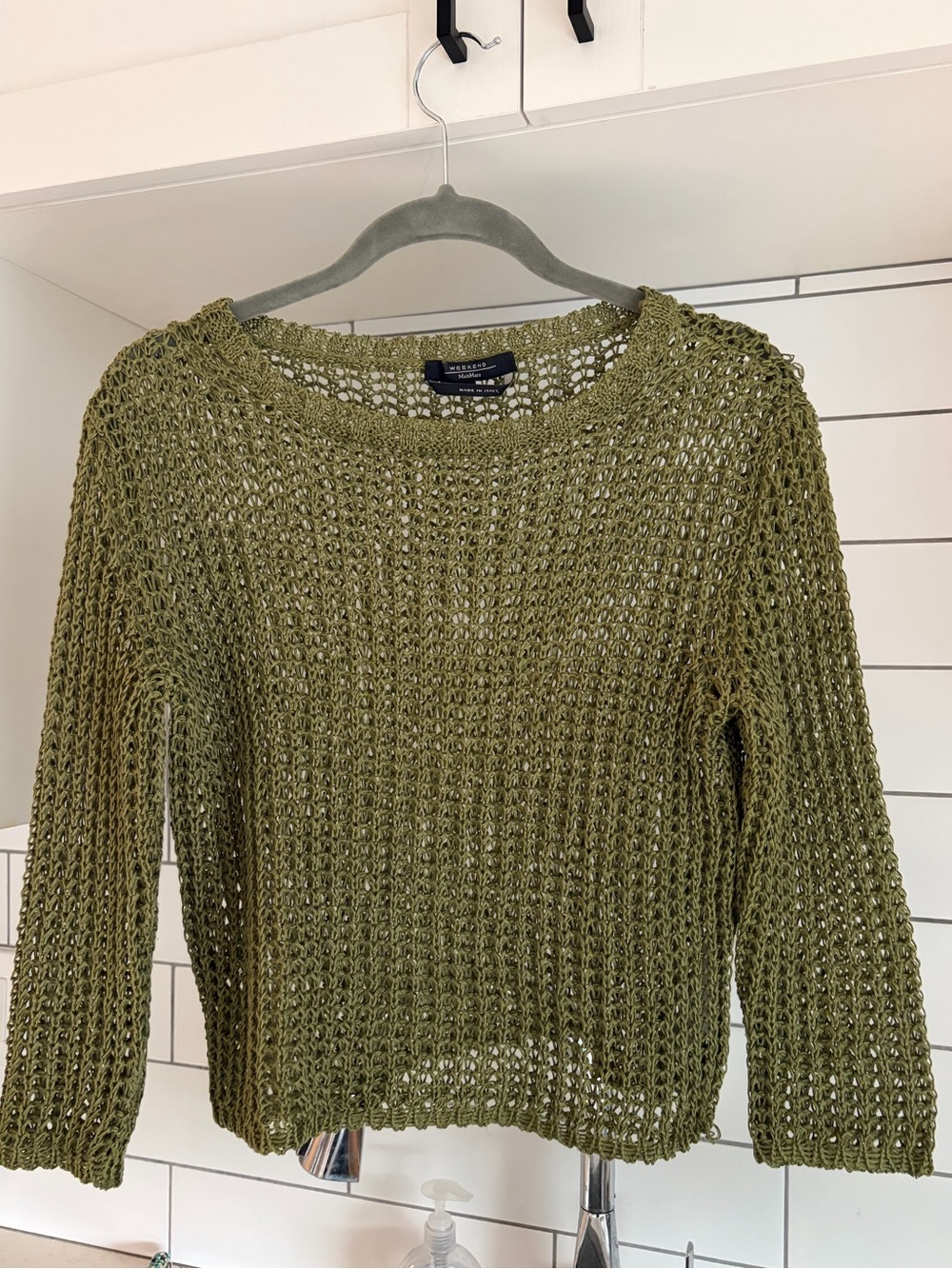 Weekend MaxMara open knit sweater